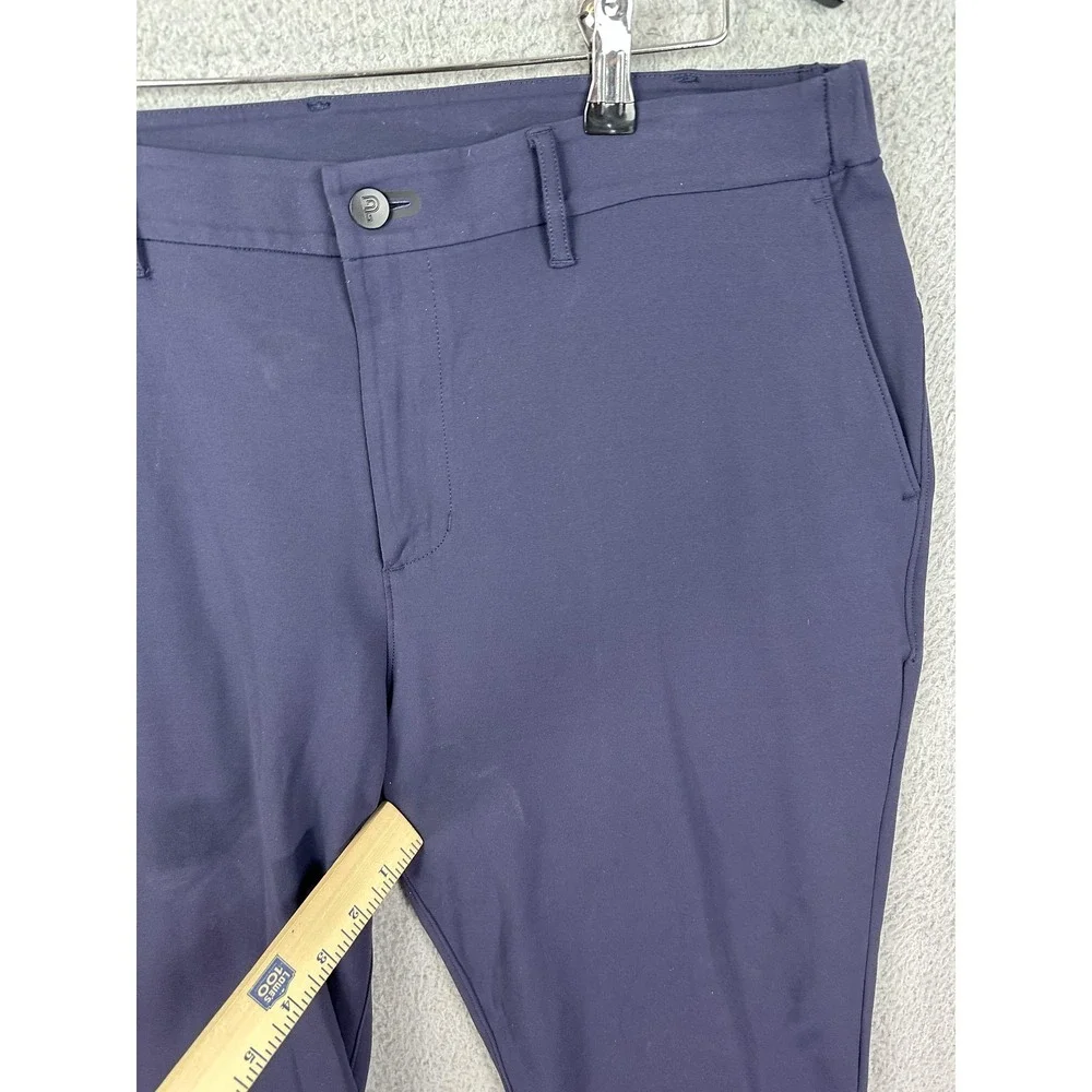 Public Rec Pants Mens 36x32 Blue Performance Stretch Golf Travel Athletic Chino